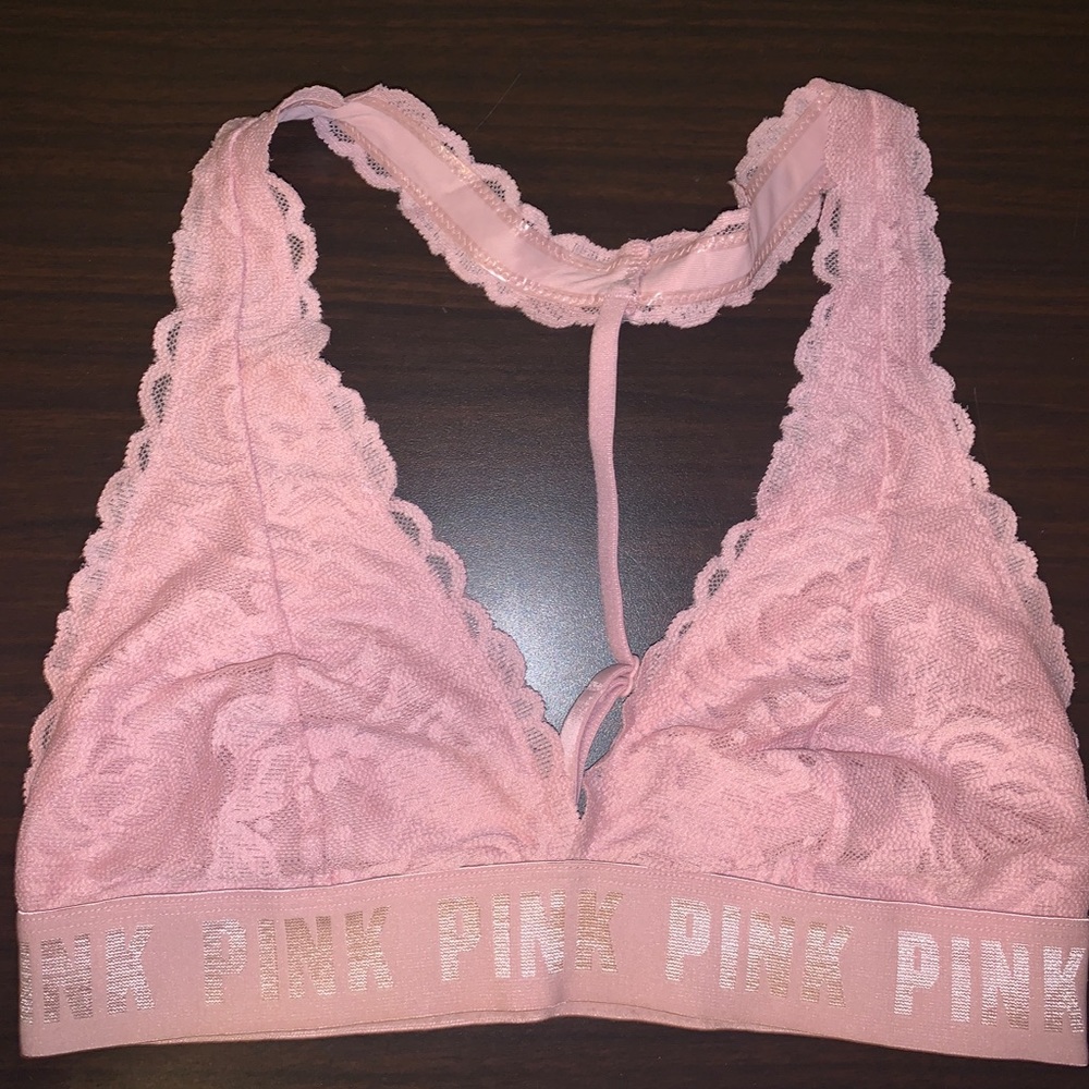VS pink lace bralette